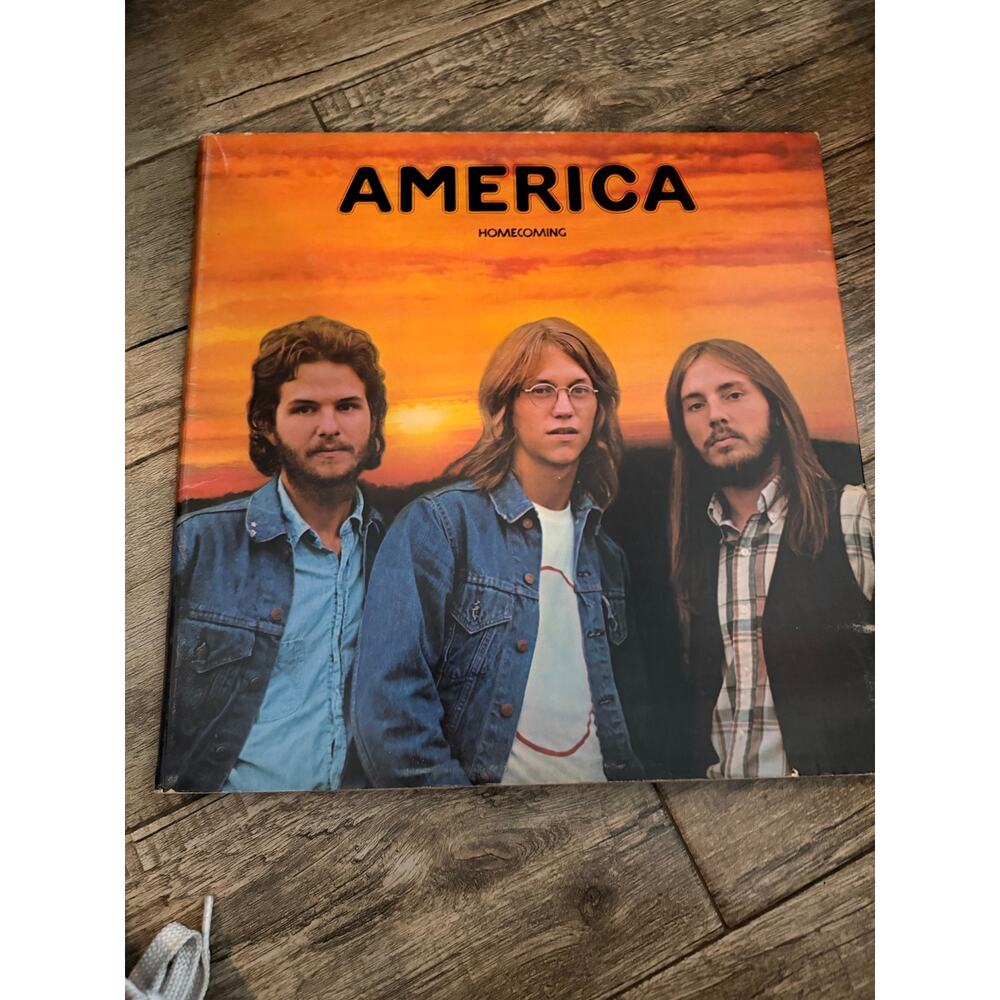 America Homecoming 1972 Tri-Fold Vinyl Record LP Warner Bros
